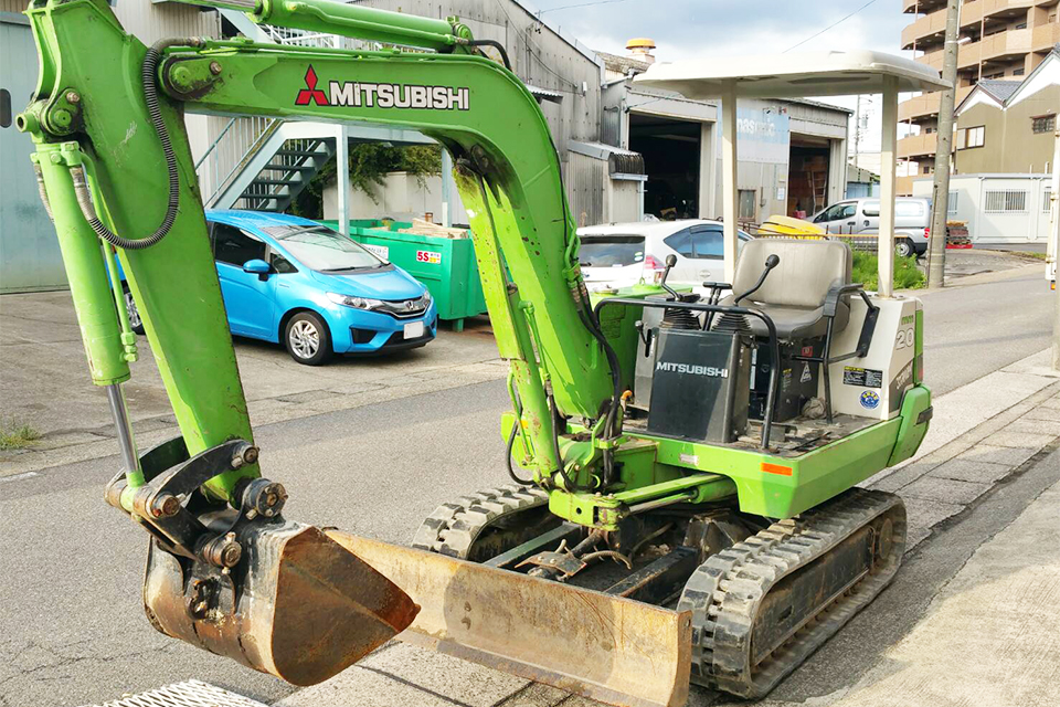 油圧ショベル 三菱 MM20 愛知県 名古屋市東区 買取り 重機買取りトップ建機