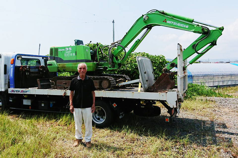 油圧ショベル 三菱 MM35 高知県 高知市 買取り 重機買取りトップ建機